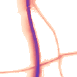Night-time road noise heatmap for NG10 4NT