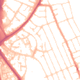 Daytime road noise heatmap for NG10 4PT