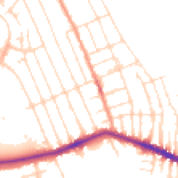 Daytime road noise heatmap for NG10 4PZ