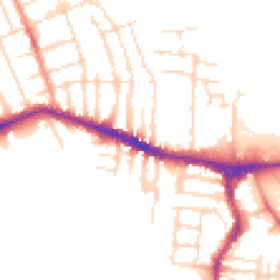 Daytime road noise heatmap for NG10 4QP