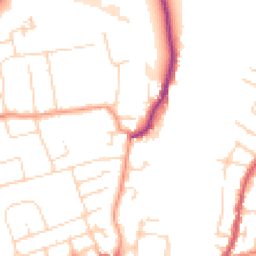 Daytime road noise heatmap for NG10 5DF