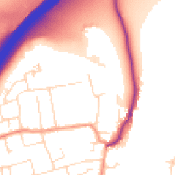 Daytime road noise heatmap for NG10 5EE