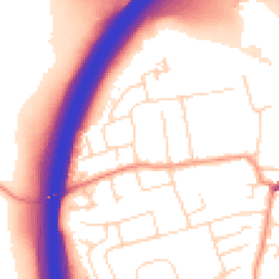Daytime road noise heatmap for NG10 5ER