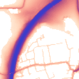 Daytime road noise heatmap for NG10 5FB