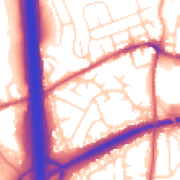 Daytime road noise heatmap for NG10 5GQ