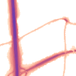 Night-time road noise heatmap for NG10 5GQ