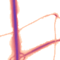 Night-time road noise heatmap for NG10 5GS