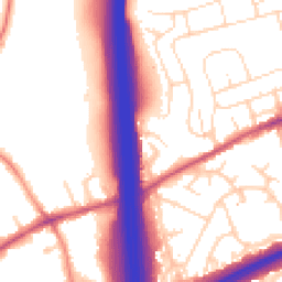 Daytime road noise heatmap for NG10 5HR