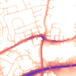 Daytime road noise heatmap for NG10 5HT