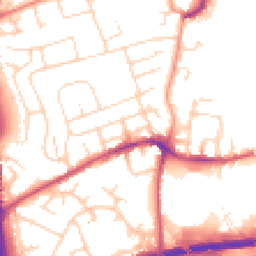 Daytime road noise heatmap for NG10 5JG