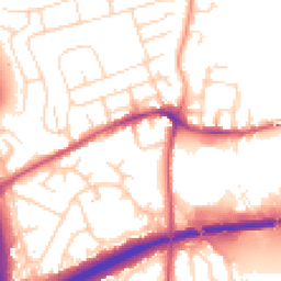 Daytime road noise heatmap for NG10 5LH