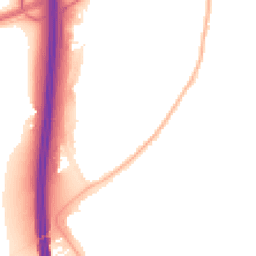 Night-time road noise heatmap for NG10 5NG