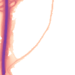 Night-time road noise heatmap for NG10 5NY