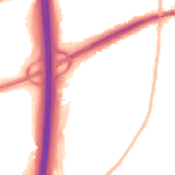 Night-time road noise heatmap for NG10 5PP