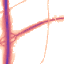 Night-time road noise heatmap for NG10 5PQ