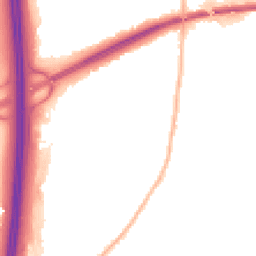 Night-time road noise heatmap for NG10 5QE