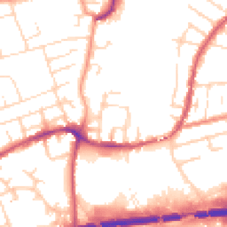 Daytime road noise heatmap for NG10 5QU