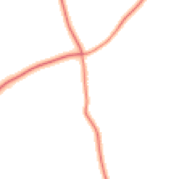 Daytime road noise heatmap for NG11 0DN