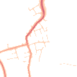 Daytime road noise heatmap for NG11 0HR