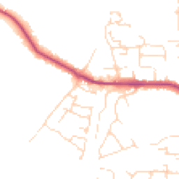 Daytime road noise heatmap for NG11 6AZ