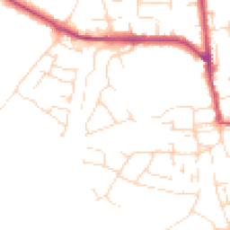Daytime road noise heatmap for NG11 6DR