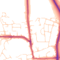 Daytime road noise heatmap for NG11 6EY
