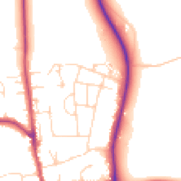 Daytime road noise heatmap for NG11 6FX