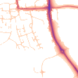 Daytime road noise heatmap for NG11 6GT