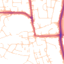 Daytime road noise heatmap for NG11 6HA