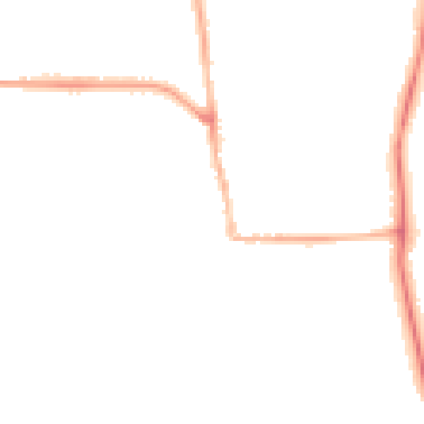 Night-time road noise heatmap for NG11 6HA