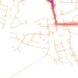 Daytime road noise heatmap for NG11 6HP