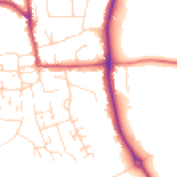 Daytime road noise heatmap for NG11 6NW