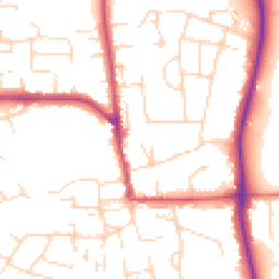 Daytime road noise heatmap for NG11 6PH