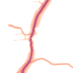 Daytime road noise heatmap for NG11 6QT