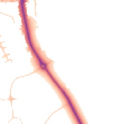 Daytime road noise heatmap for NG11 6SB
