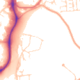 Daytime road noise heatmap for NG11 7AB