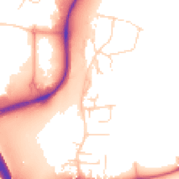 Daytime road noise heatmap for NG11 7AL