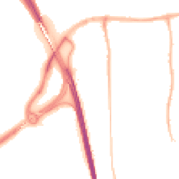 Night-time road noise heatmap for NG11 7BL