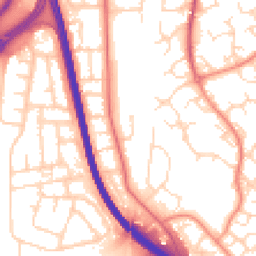 Daytime road noise heatmap for NG11 7DA