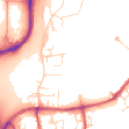 Daytime road noise heatmap for NG11 7DJ