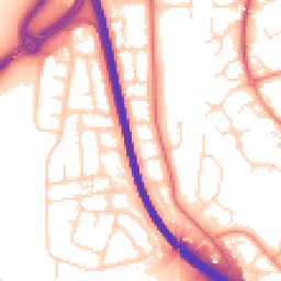 Daytime road noise heatmap for NG11 7DR