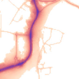 Daytime road noise heatmap for NG11 7FA