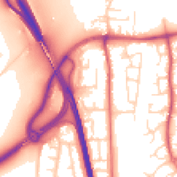 Daytime road noise heatmap for NG11 7GU