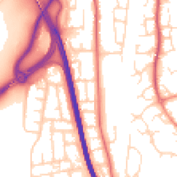 Daytime road noise heatmap for NG11 7HJ
