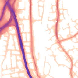 Daytime road noise heatmap for NG11 7HN