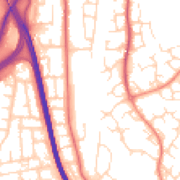 Daytime road noise heatmap for NG11 7HP