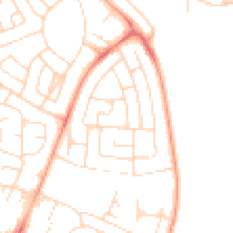 Daytime road noise heatmap for NG11 8JY