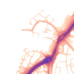 Daytime road noise heatmap for NG11 8ND