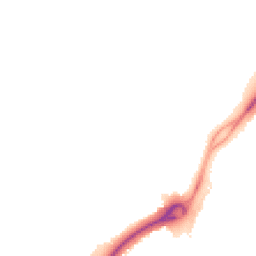 Night-time road noise heatmap for NG11 8NG