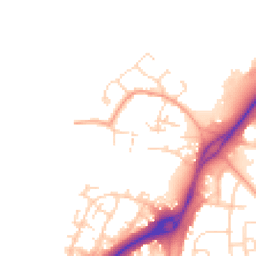 Daytime road noise heatmap for NG11 8NL